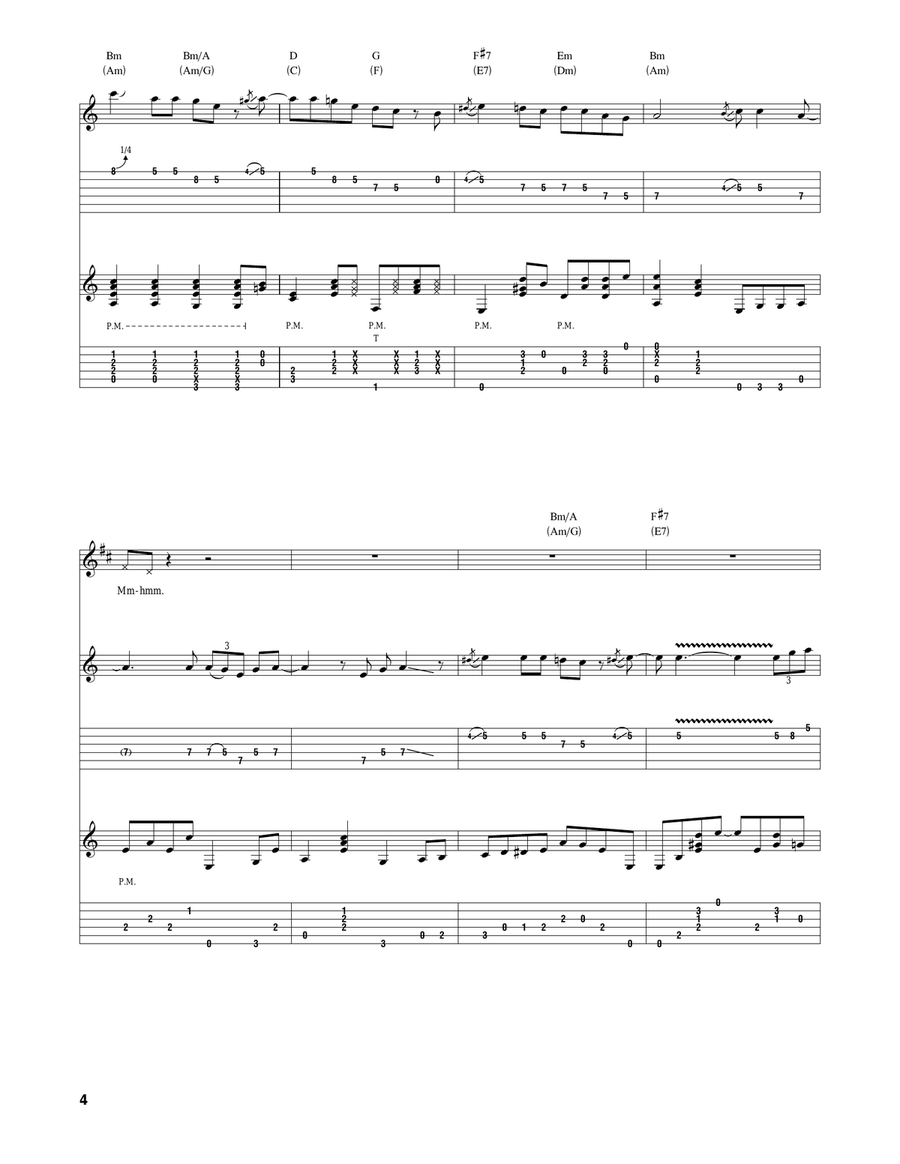 Walk On Boy Walk On Boy Acoustic Guitar scores gallery preview page 4