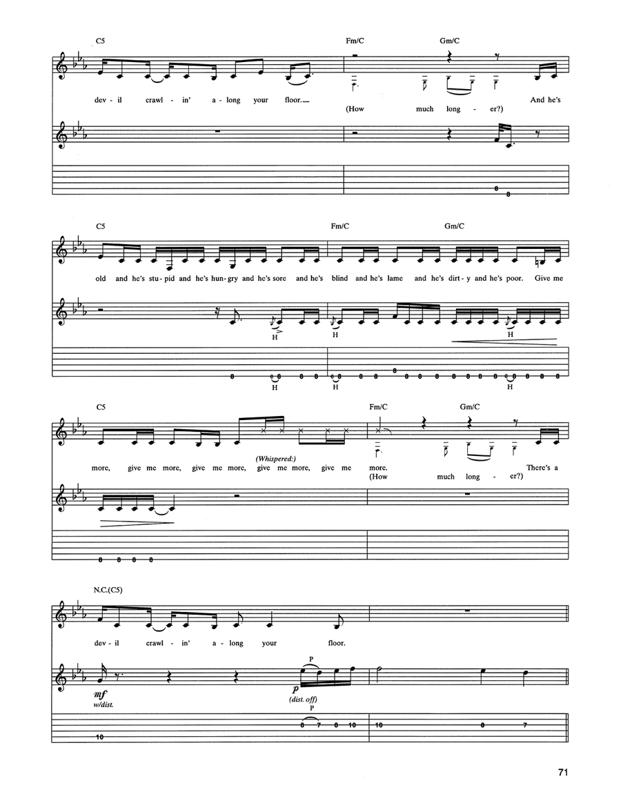 Loverman Loverman Acoustic Guitar scores gallery preview page 6