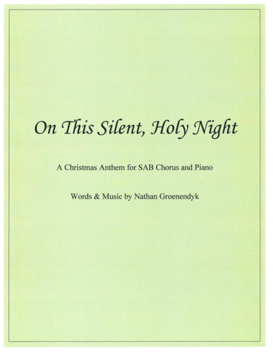 On This Silent, Holy Night 3-Part scores gallery preview page 1