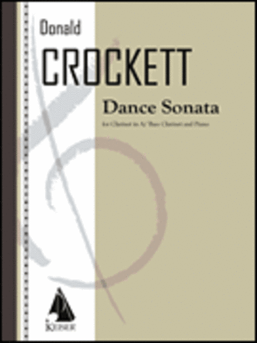 Dance Sonata for Clarinet in a (And Bass Clarinet) and Piano A Clarinet scores gallery preview page 1