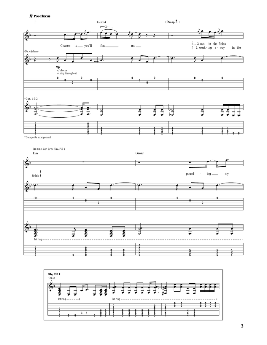 Mountain Climbing Mountain Climbing Acoustic Guitar scores gallery preview page 3
