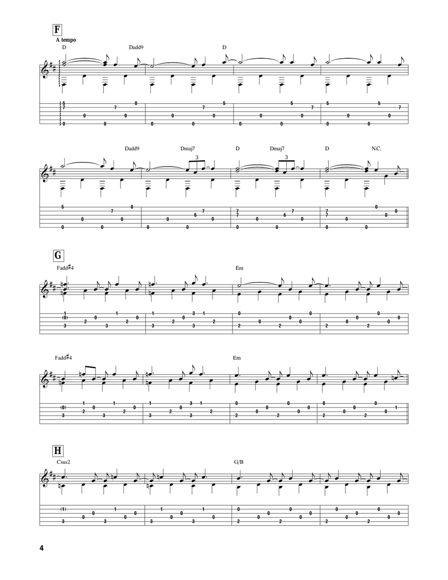 When The Springtime Comes Again Acoustic Guitar scores gallery preview page 4