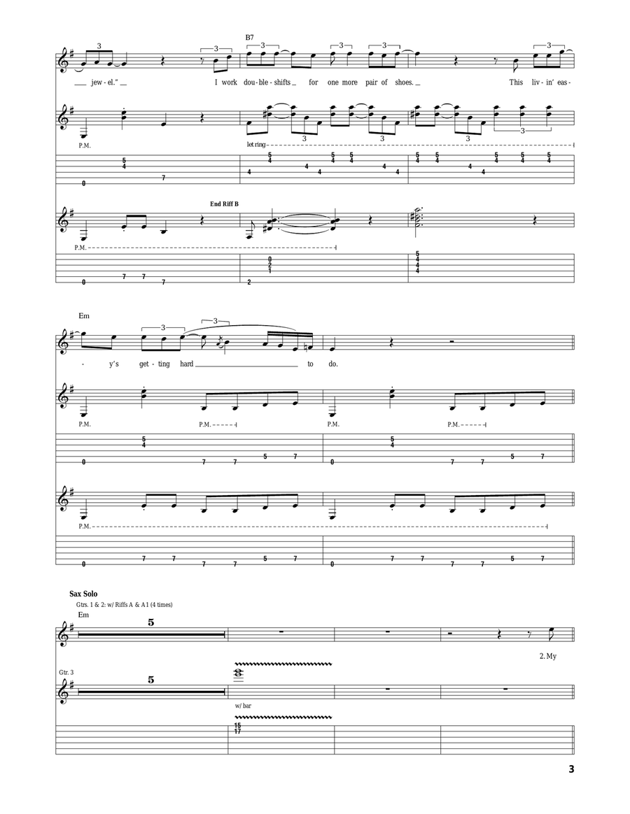 Livin' Easy Livin' Easy Acoustic Guitar scores gallery preview page 3