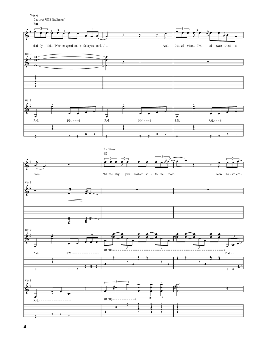 Livin' Easy Livin' Easy Acoustic Guitar scores gallery preview page 4