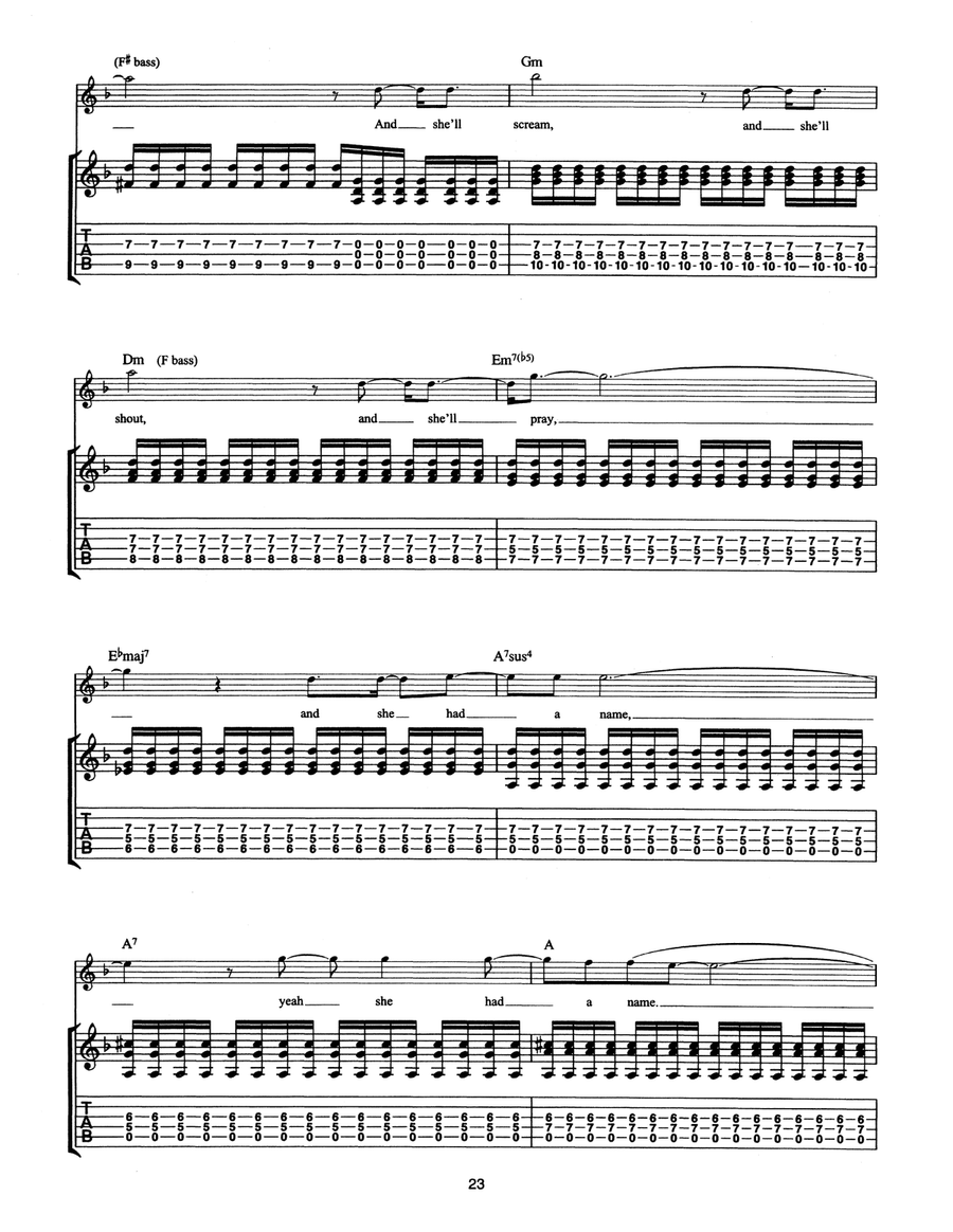 Stockholm Syndrome Stockholm Syndrome Acoustic Guitar scores gallery preview page 3