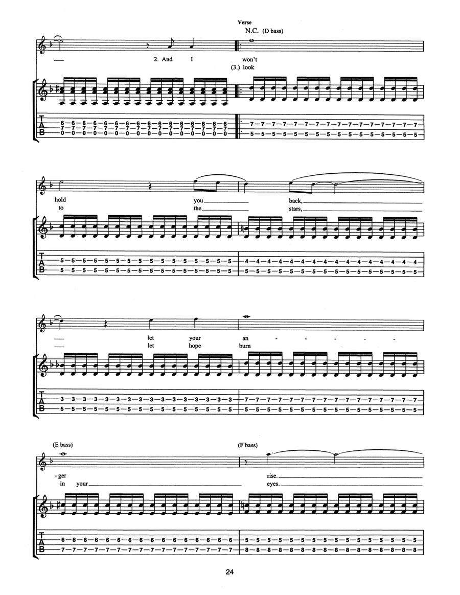 Stockholm Syndrome Stockholm Syndrome Acoustic Guitar scores gallery preview page 4
