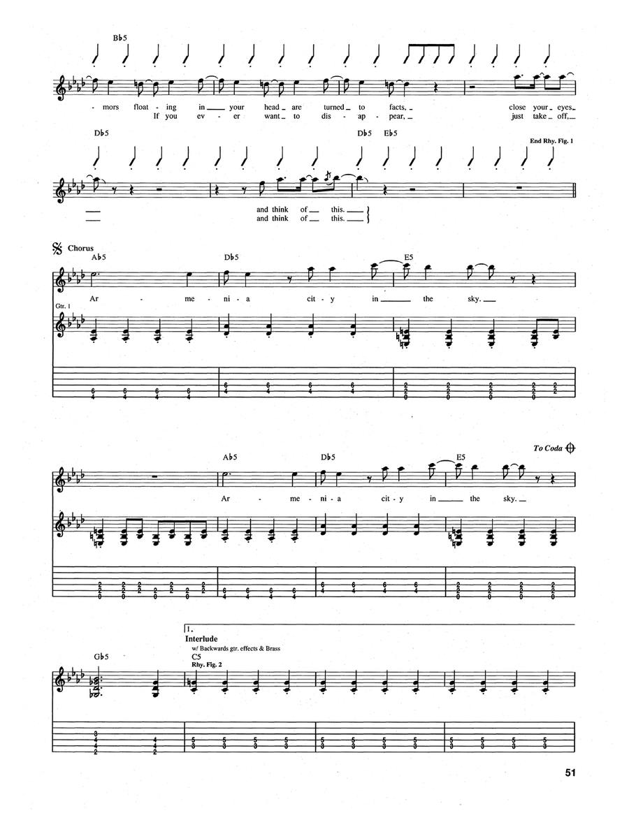 Armenia City In The Sky Armenia City In The Sky Acoustic Guitar scores gallery preview page 2