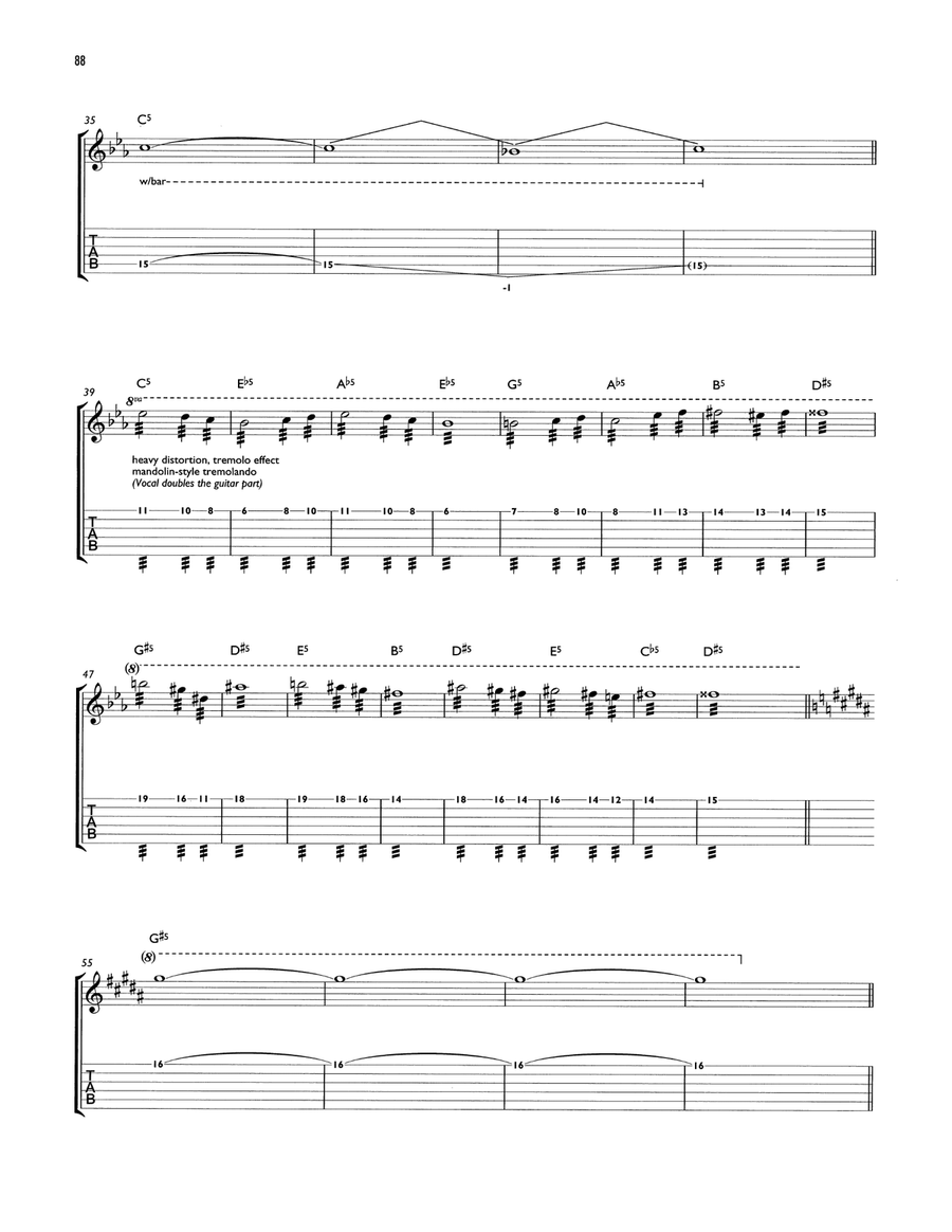 Knights Of Cydonia Knights Of Cydonia Acoustic Guitar scores gallery preview page 3