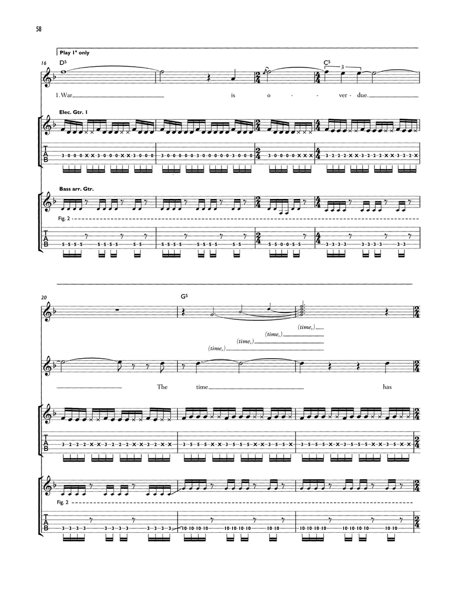 Assassin Assassin Acoustic Guitar scores gallery preview page 3