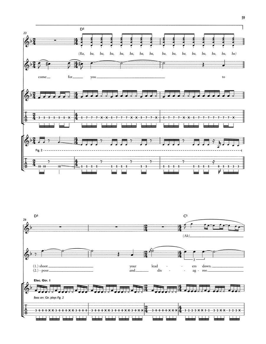 Assassin Assassin Acoustic Guitar scores gallery preview page 4