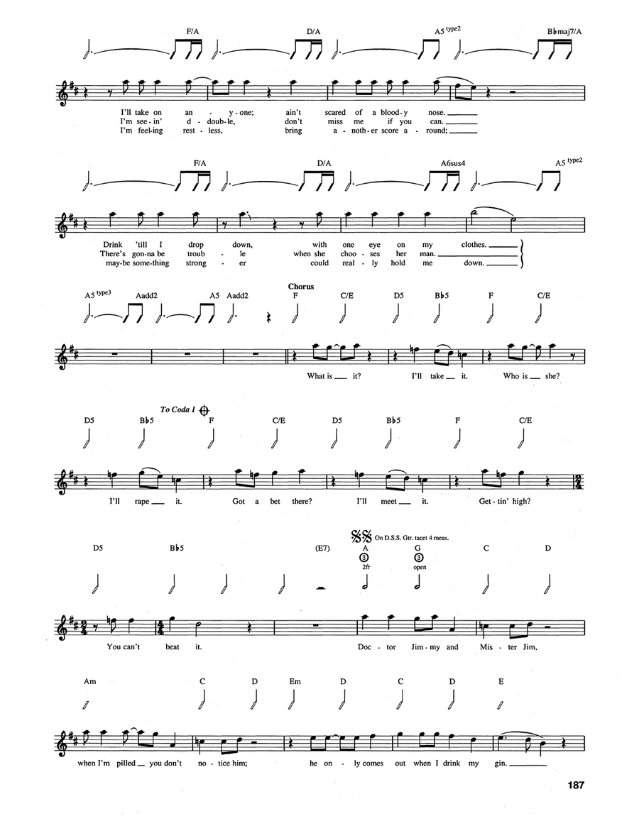 Dr. Jimmy by The Who Acoustic Guitar - Digital Sheet Music page 2