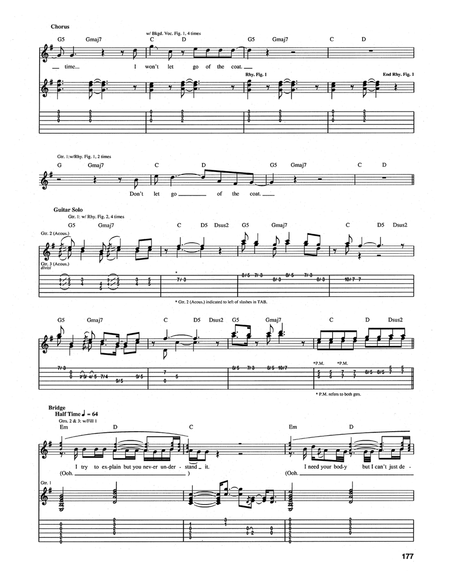 Don't Let Go The Coat Don't Let Go The Coat Acoustic Guitar scores gallery preview page 3