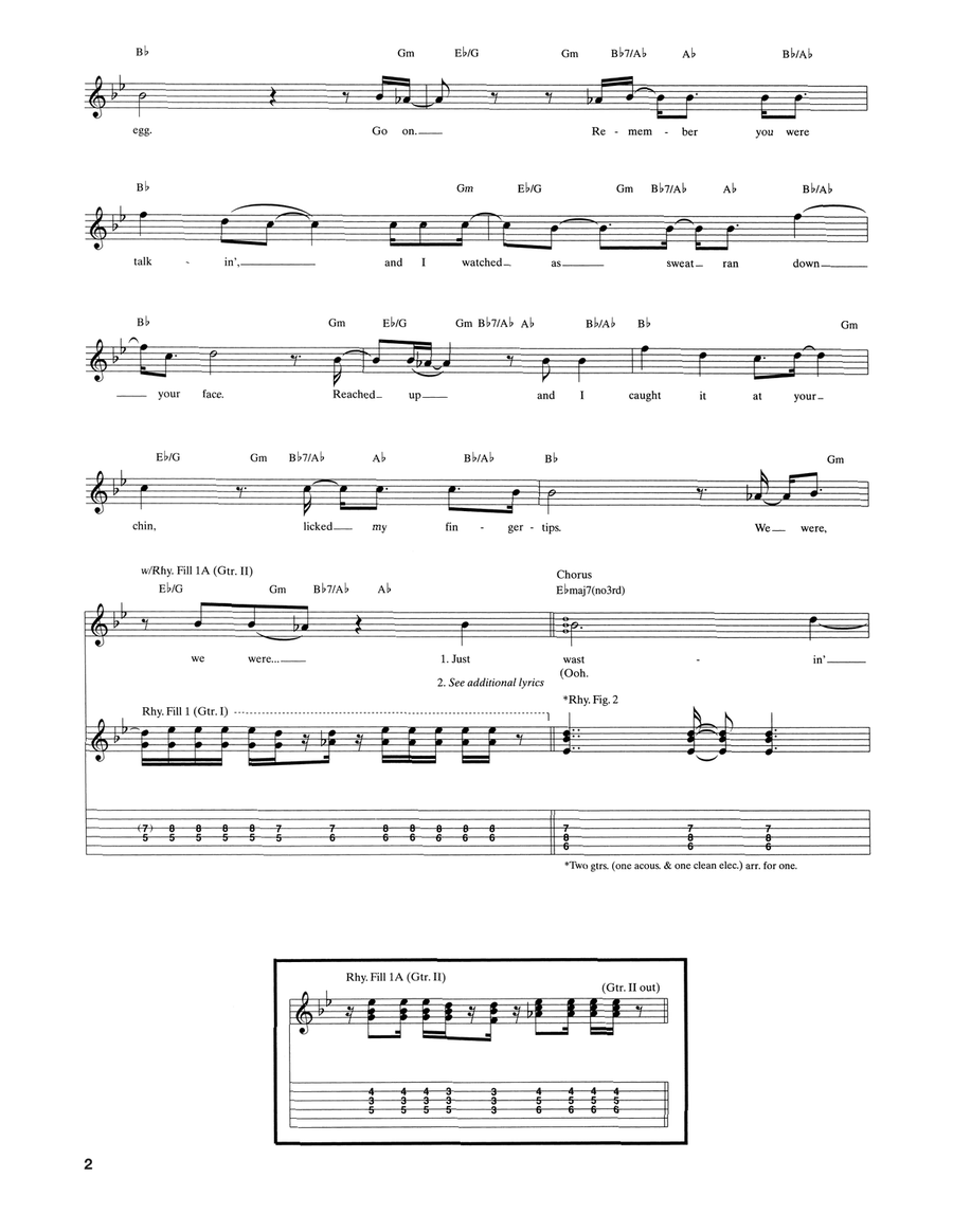 Stay (Wasting Time) Stay (Wasting Time) Acoustic Guitar scores gallery preview page 2