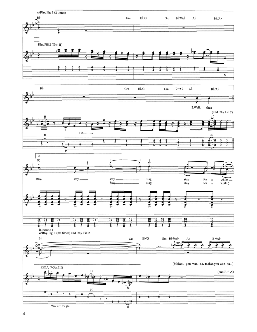 Stay (Wasting Time) Stay (Wasting Time) Acoustic Guitar scores gallery preview page 4