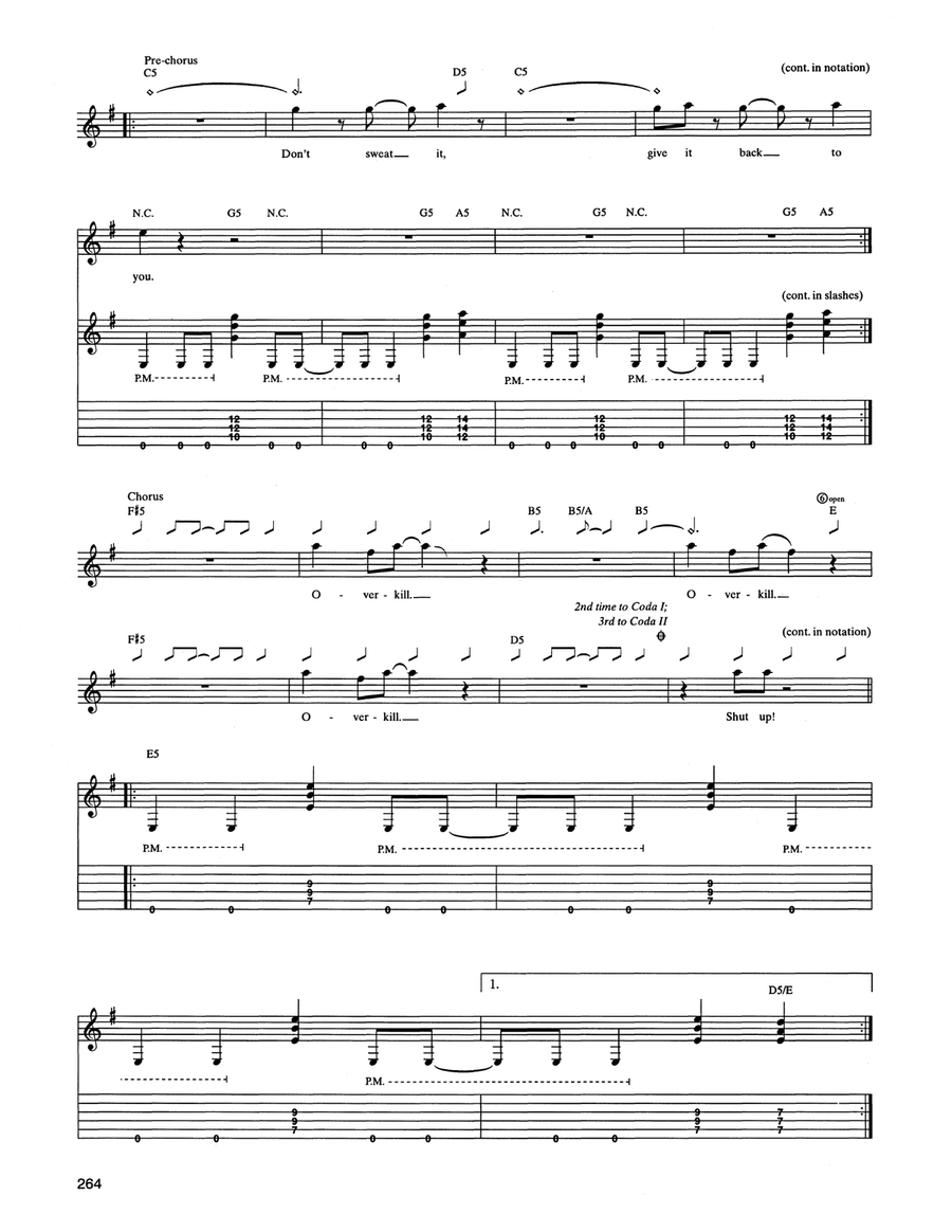 Overkill Overkill Acoustic Guitar scores gallery preview page 2