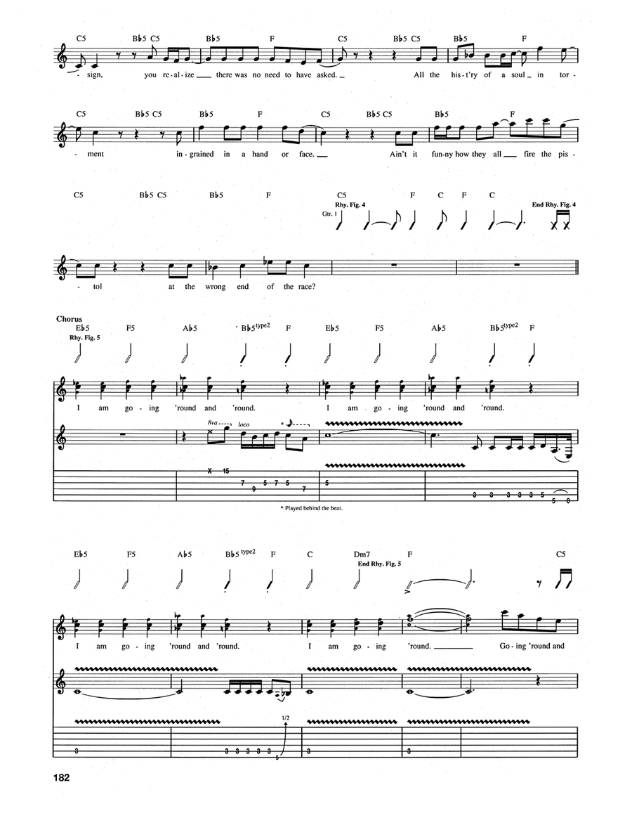 In A Hand Or A Face In A Hand Or A Face Acoustic Guitar scores gallery preview page 2