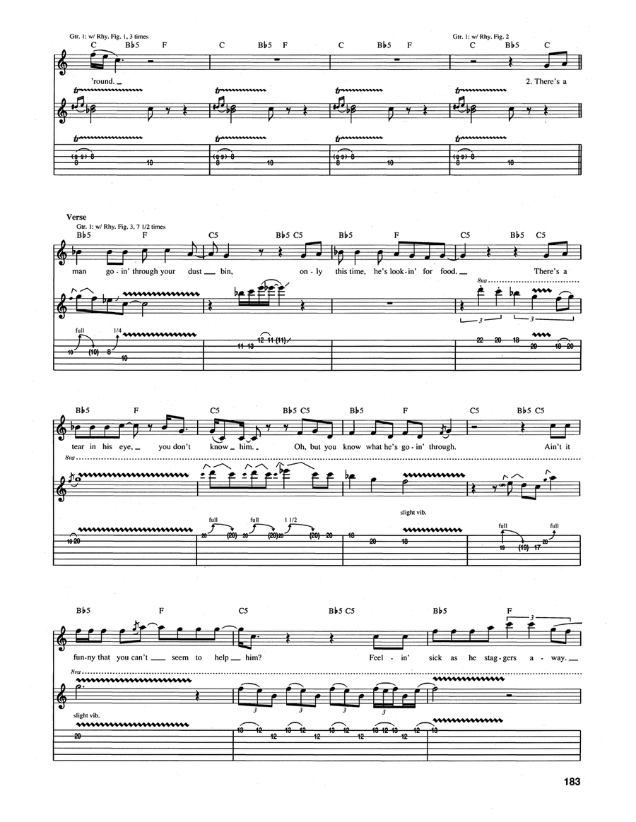 In A Hand Or A Face In A Hand Or A Face Acoustic Guitar scores gallery preview page 3
