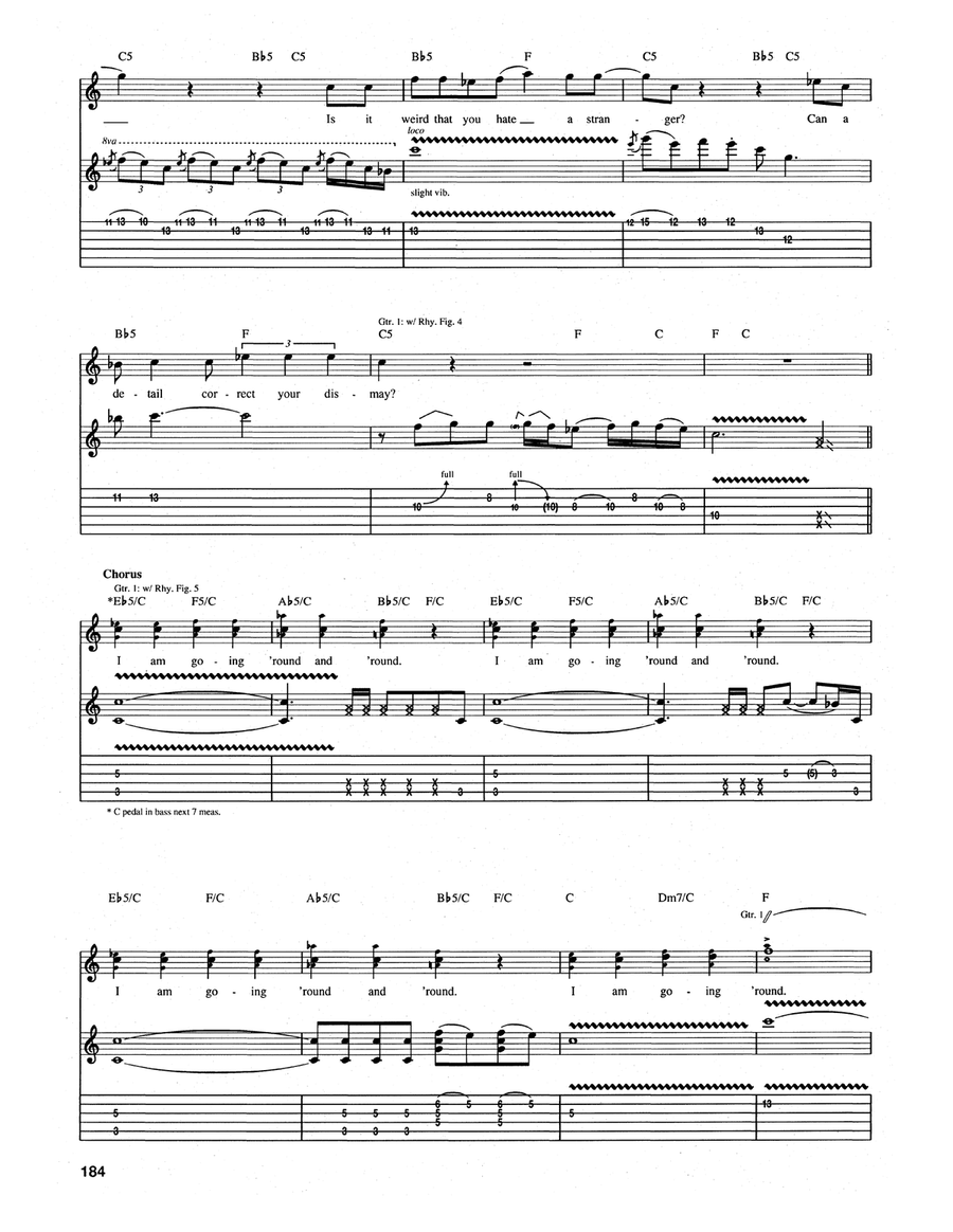 In A Hand Or A Face In A Hand Or A Face Acoustic Guitar scores gallery preview page 4