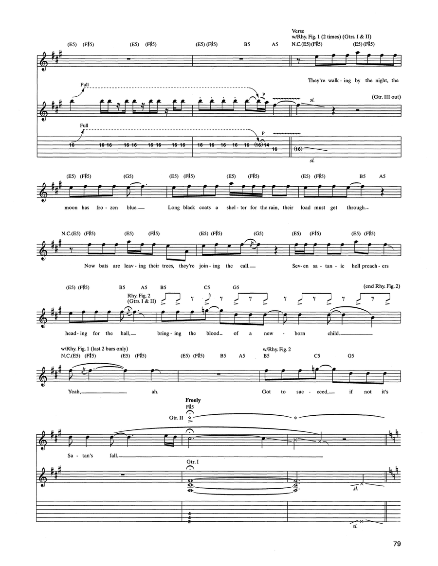 Mercyful Fate Mercyful Fate Acoustic Guitar scores gallery preview page 2