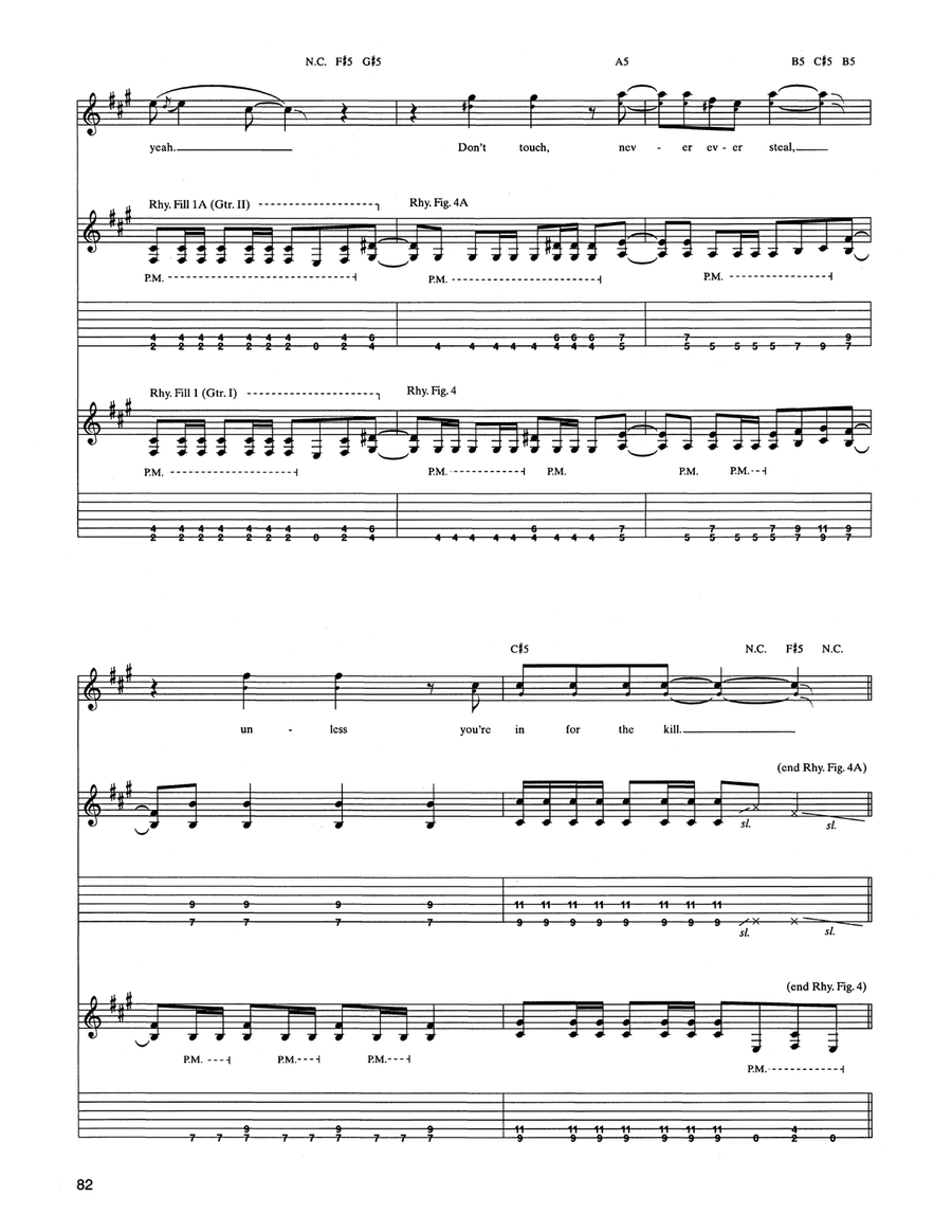 Mercyful Fate Mercyful Fate Acoustic Guitar scores gallery preview page 5