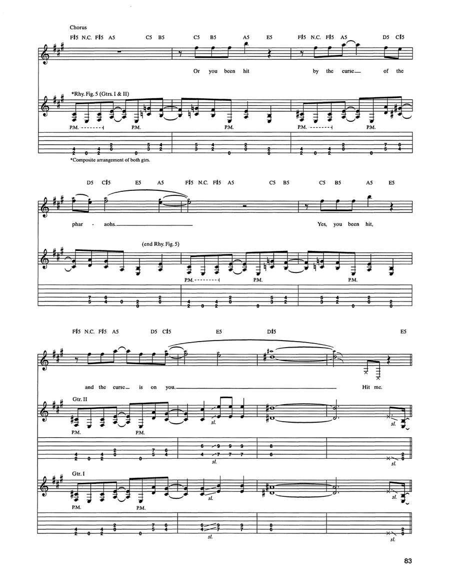Mercyful Fate Mercyful Fate Acoustic Guitar scores gallery preview page 6