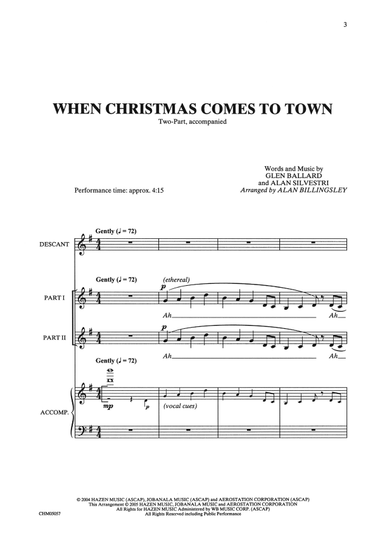 When Christmas Comes to Town (from The Polar Express)