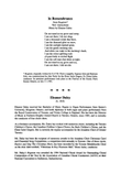 In Remembrance (from 