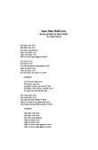 Fare Thee Well Love