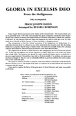 Gloria In Excelsis Deo mini preview