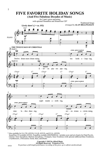 Five Favorite Holiday Songs