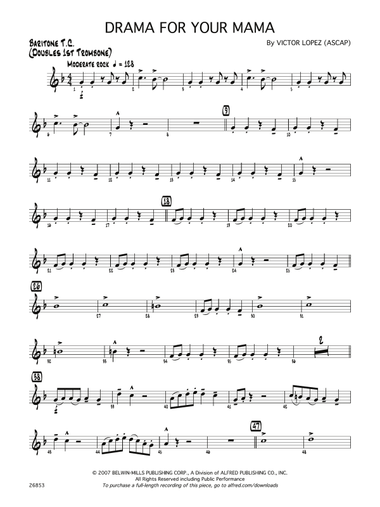 Drama for Your Mama: Baritone, T.C.