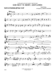 God Rest Ye Merry Gentlemen: 2nd E-flat Alto Saxophone