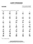 Just Friends: Guitar Chords