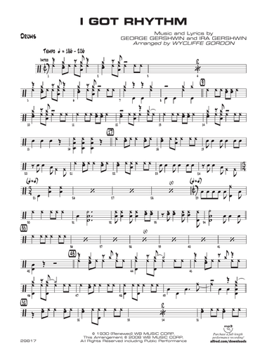 I Got Rhythm: Drums