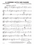 A Horse with No Name: E-flat Alto Saxophone