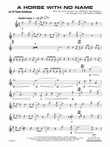 A Horse with No Name: B-flat Tenor Saxophone