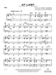 At Last: Piano Accompaniment