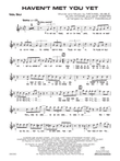 Haven't Met You Yet: Vocal Solo