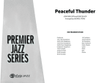 Peaceful Thunder: Score