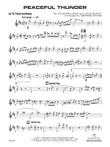 Peaceful Thunder: B-flat Tenor Saxophone