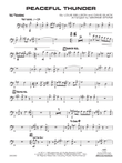 Peaceful Thunder: 3rd Trombone