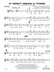 It Don't Mean a Thing (If It Ain't Got That Swing): Vocal Solo