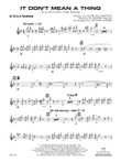 It Don't Mean a Thing (If It Ain't Got That Swing): E-flat Alto Saxophone
