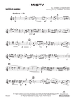 Misty: E-flat Alto Saxophone