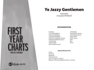 Ye Jazzy Gentlemen: Score