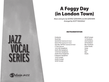 A Foggy Day: Score