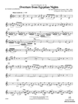 Overture from Egyptian Nights: B-flat Tenor Saxophone