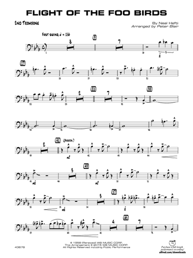 Flight of the Foo Birds: 2nd Trombone