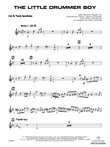 The Little Drummer Boy: 2nd B-flat Tenor Saxophone