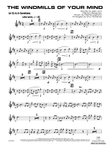 The Windmills of Your Mind: E-flat Alto Saxophone